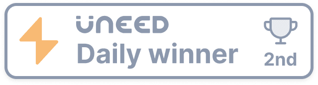 Uneed Daily Winner, 2nd place